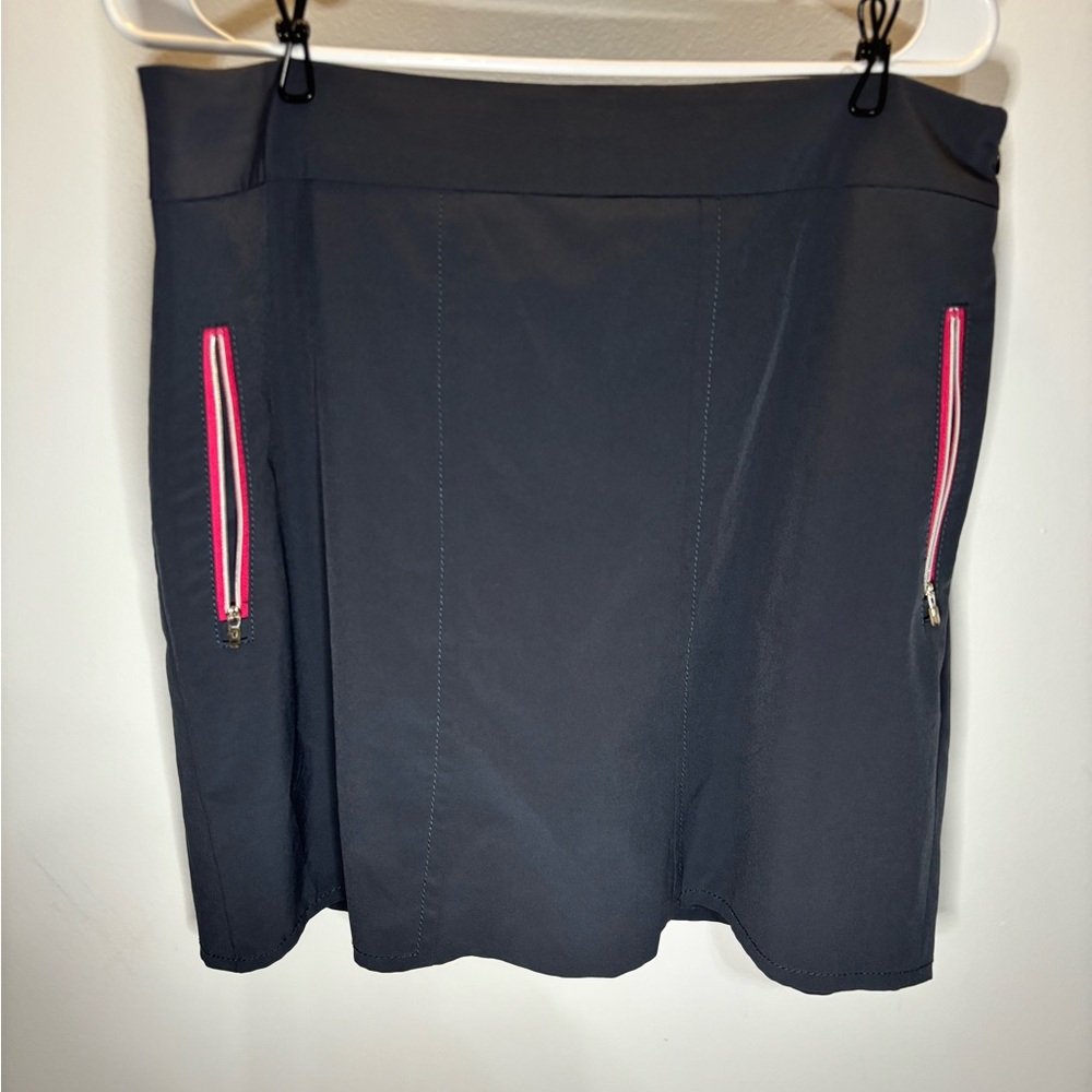 Gray Skort with Pink Accents